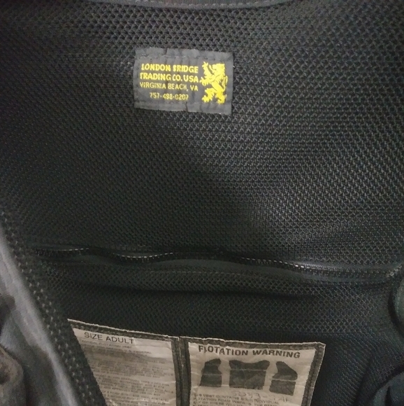 London Bridge Gold Tag Tactical Flotation Vest LBT 1620G-R PFD USGI - Picture 2 of 5